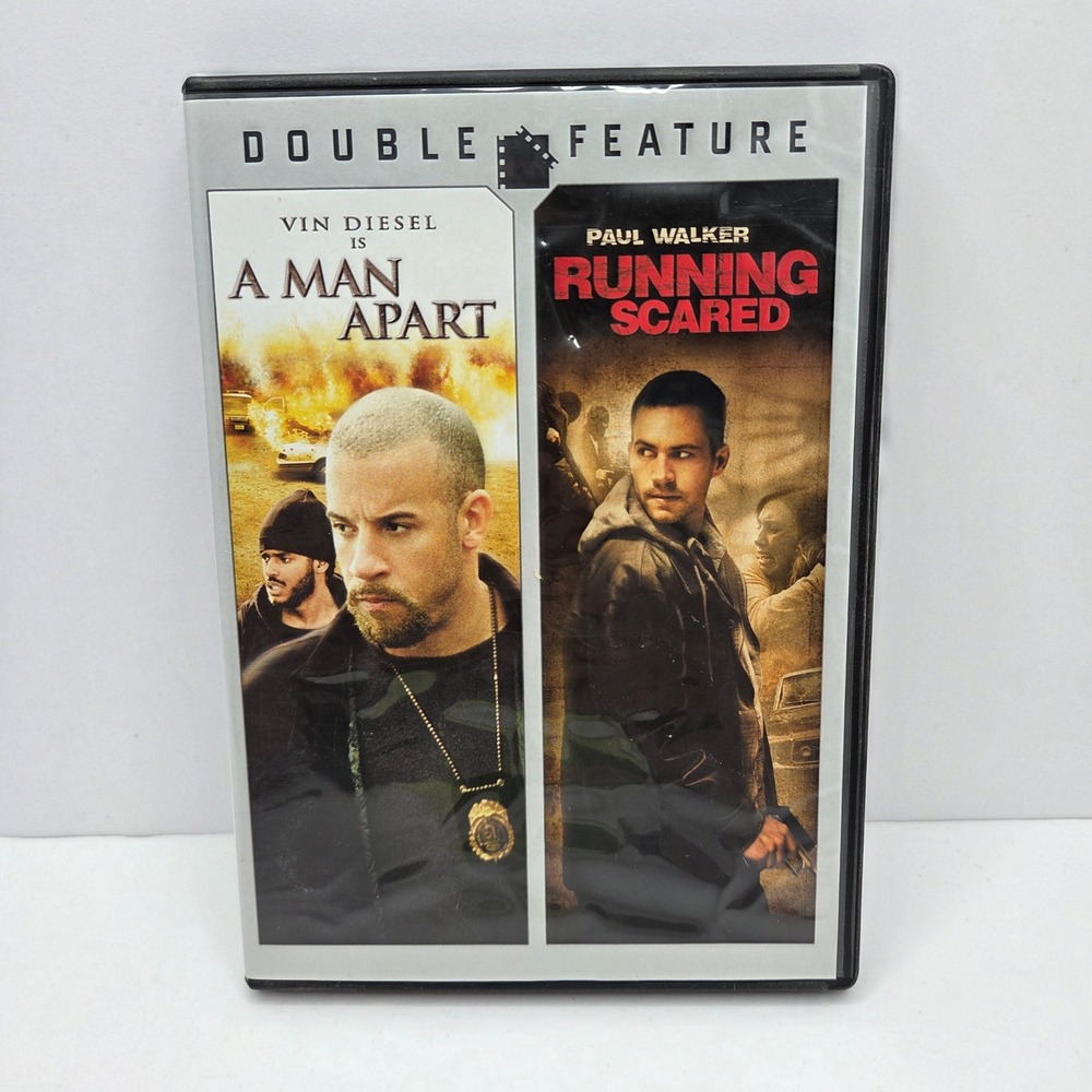 New Line DVD Double Feature A Man Apart & Running Scared Vin Diesel Paul Walker